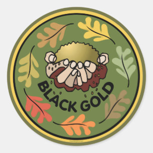 Bio Gartenarbeit - Compost Runder Aufkleber