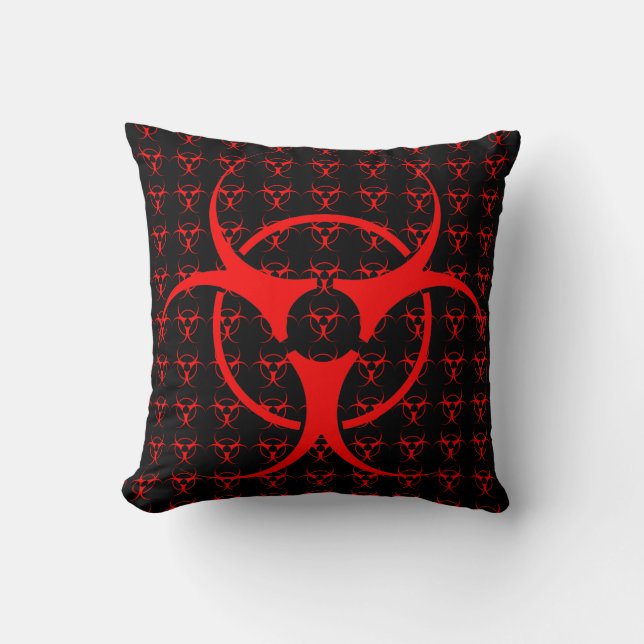 Bio-gefährliches Pillow Bio-Hazard-Kissen Kissen (Vorderseite)