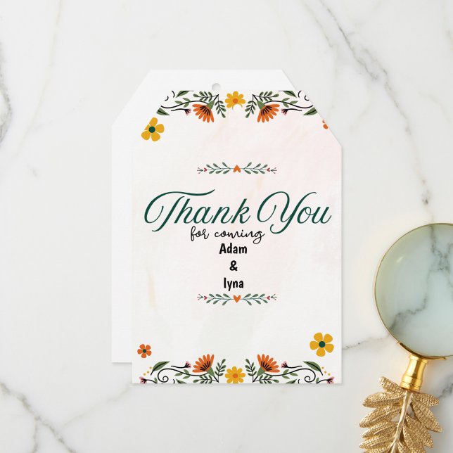 Bio Grün und Gelb Dankeskarte (Von Creator hochgeladen)