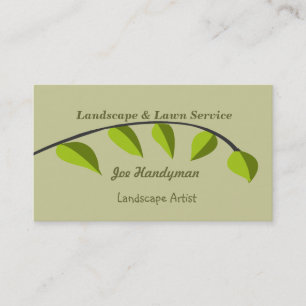 Bio   grüne Baum-Niederlassung Visitenkarte