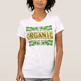 Bio grünes Sprichwort mit Vintagem Blätter T-Shirt