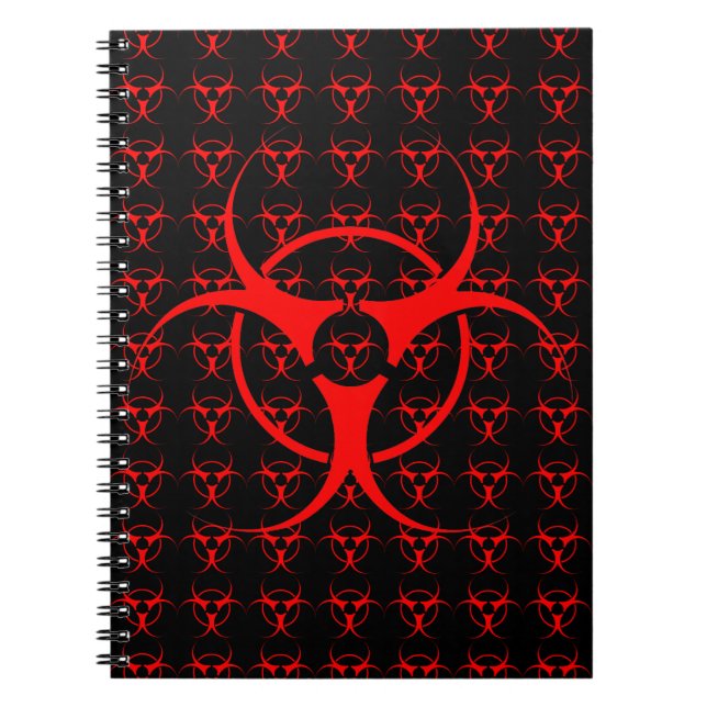 Bio-hazard Notebook Biohazard Sketch Pad Journal Notizblock (Vorderseite)