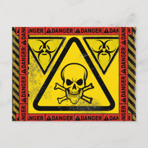 Bio Hazard Post Card Postkarte