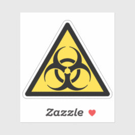 Bio Hazard Symbol Sign Aufkleber