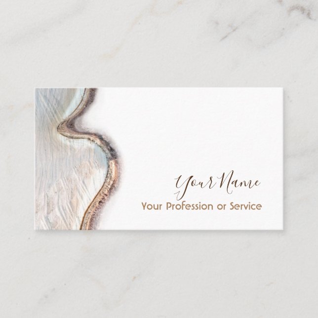 Bio Holzdesign und Möbel! Visitenkarte (Vorderseite)