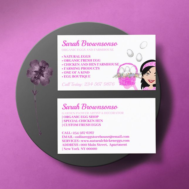 Bio Hühnerhof Visitenkarte (Von Creator hochgeladen)