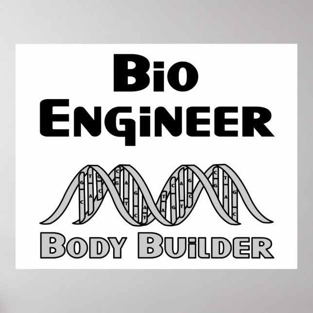 Bio-Ingenieur Körperbauer Poster (Vorne)