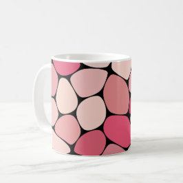 Bio Kiesdesign in Pink-Farbtönen Kaffeetasse
