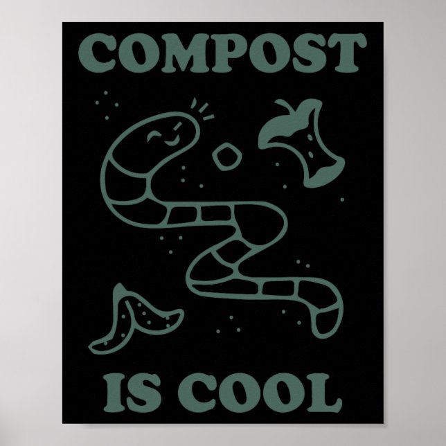 Bio landwirtschaftliche Kompostierung - Compost is Poster (Vorne)