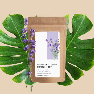 Bio Lavendel-Tee-Label