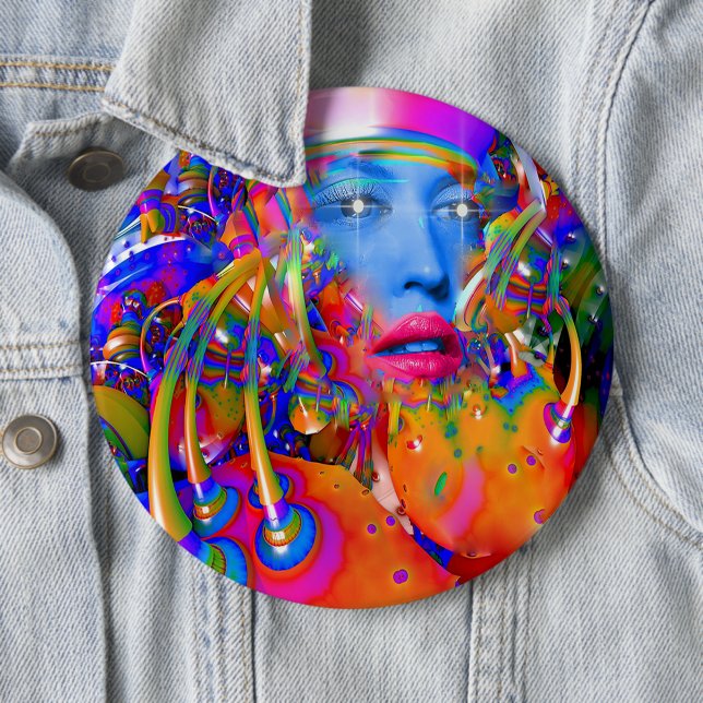 Bio Maschinenknopf Button (Beispiel)