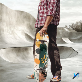 Bio Minimalistisch - erdig botanisch Skateboard