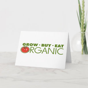 Bio Nahrung Feiertagskarte