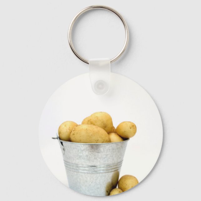 Bio neue Kartoffeln Schlüsselanhänger (Vorderseite)