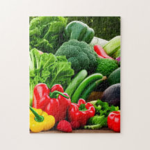 Bio Obst und Gemüse Jigsaw Puzzle