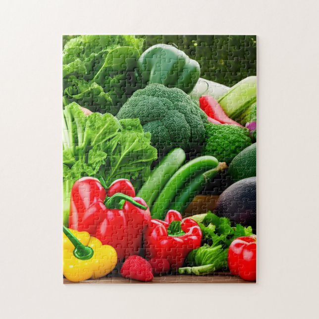Bio Obst und Gemüse Jigsaw Puzzle (Vertikal)