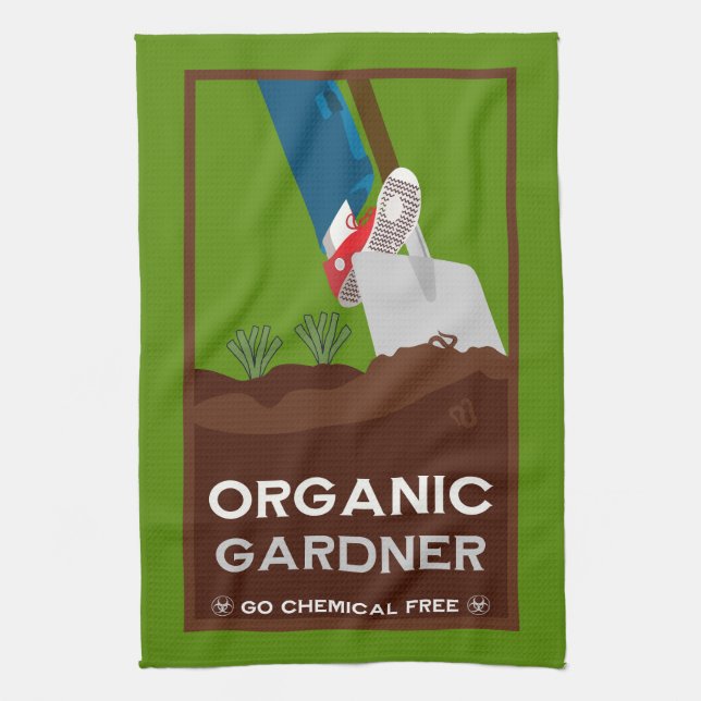 Bio Öko Landwirtschaft Geschirrtuch (Vertikal)