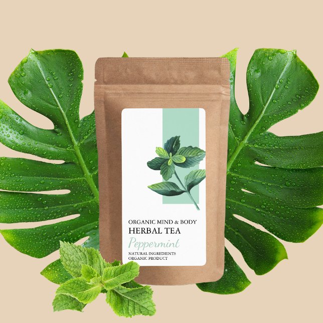 Bio Peppermint Teezeremonie-Label (Von Creator hochgeladen)