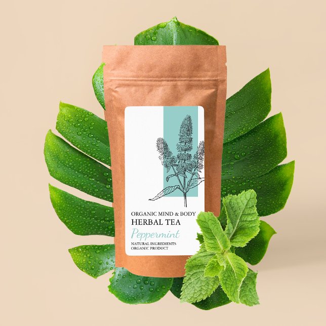 Bio Peppermint Teezeremonie-Label (Von Creator hochgeladen)