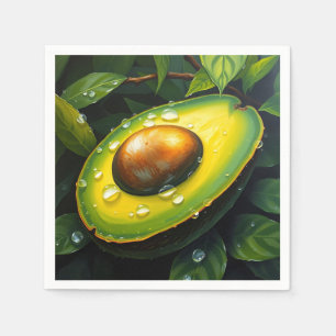 Bio Raingrown Avocado mit Dewdrops Serviette