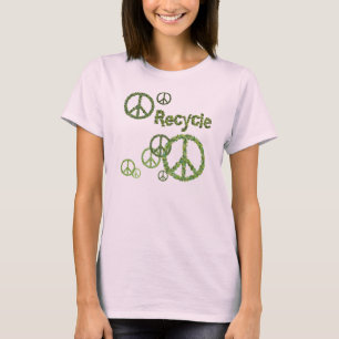Bio recyceln Sie den T - Shirt der Symbol-Frauen