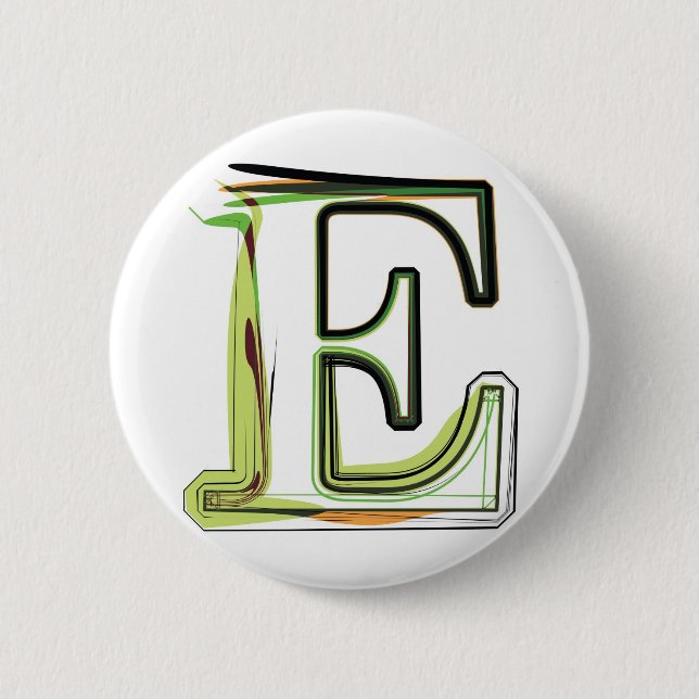 Bio Schriftartillustration Button (Vorderseite)