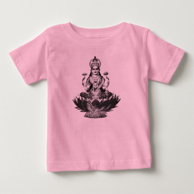 BIO SHIRT-YOGA-BABY-GODESS DES WOHLSTANDS BABY T-SHIRT (Vorderseite)