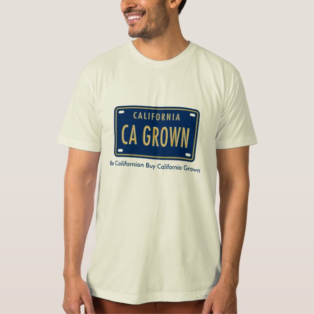 Bio T - Shirt für kalifornische Großlogos (Vorderseite)