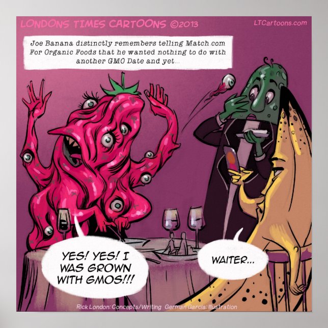 Bio und gentechnisch veränderte Daten Poster (Vorne)