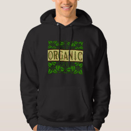 Bio Vintage Blätter Grünes Sprichwort Hoodie