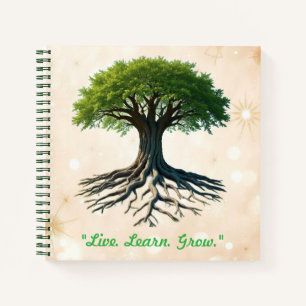 "Bio Wachstumspfad" Notizbuch