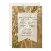 Bio Weizen | Einladung zur Hochzeit