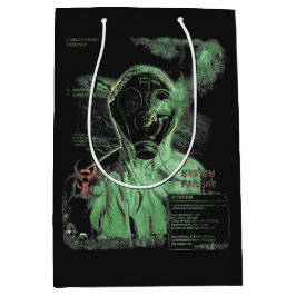 Bioabfall - Techno-Dystopian Streetwear Design Mittlere Geschenktüte