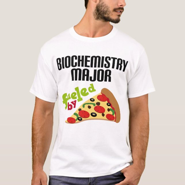Biochemie-bedeutendes Geschenk (Pizza) T-Shirt (Vorderseite)