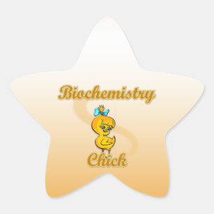 Biochemie Chick Stern-Aufkleber