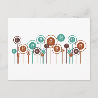 Biochemie Daisies Postkarte