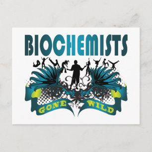 Biochemie Gone Wild Postkarte