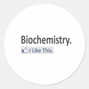 Biochemie... Ich mag das Runder Aufkleber