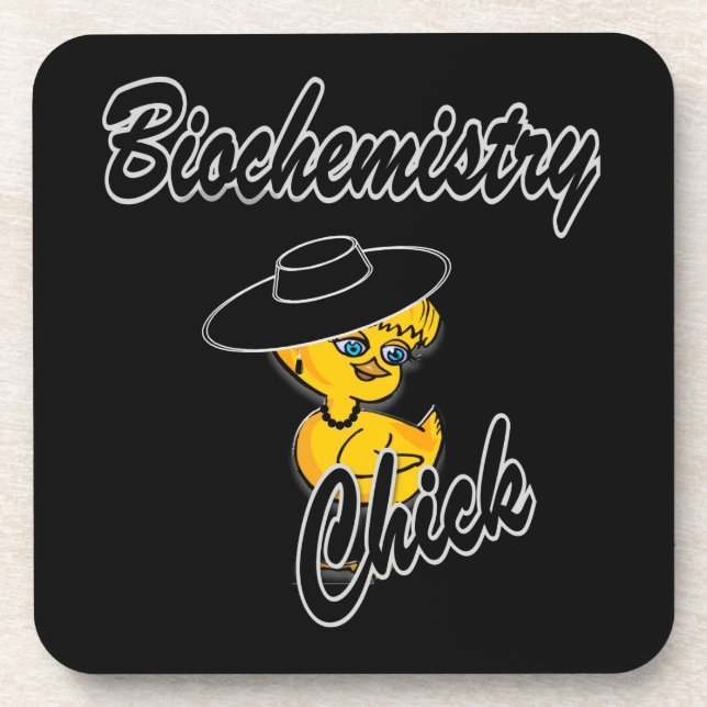 Biochemikalie Chick #4 Getränkeuntersetzer (Vorderseite)