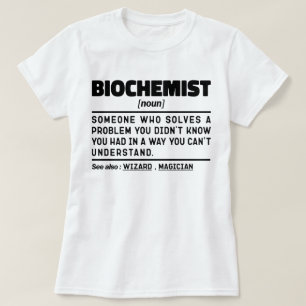 Biochemiker Noun Funny Biochemie Science Lover T-Shirt