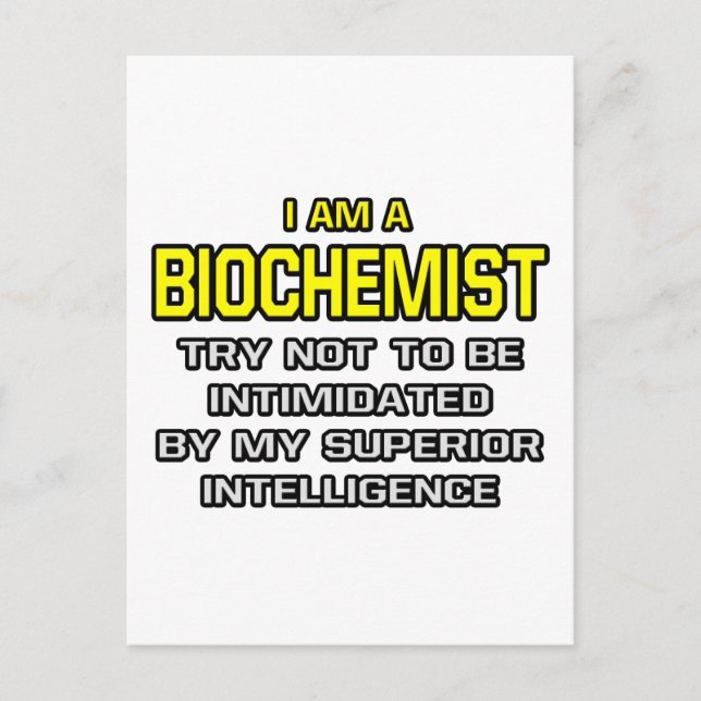 Biochemikerin..................................... Postkarte (Vorderseite)