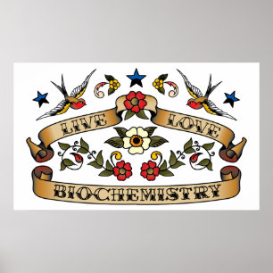 Biochemische Liebe Poster