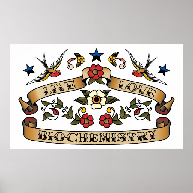 Biochemische Liebe Poster (Vorne)