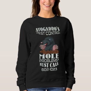 Biochemist Mole Day Bio Chemistry Moles Biolog Sweatshirt