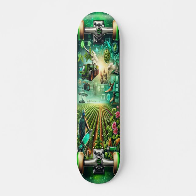 "Bioengineering Eden Deck" Skateboard (Vorne)