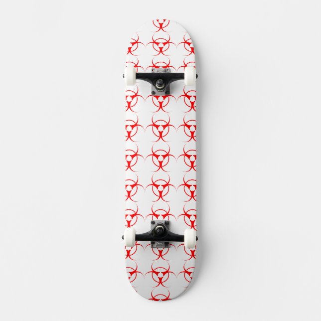 Biogefährdende Skateboard-Biogefährdung Cool keine Skateboard (Vorderseite)