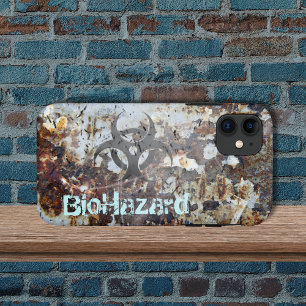 Biogefährdung Apokalyptischer Rostiger Grunge iPhone 11 Hülle