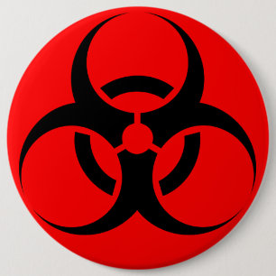 Biogefährdung Button