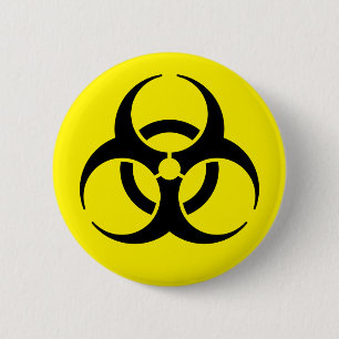 Biogefährdung Button