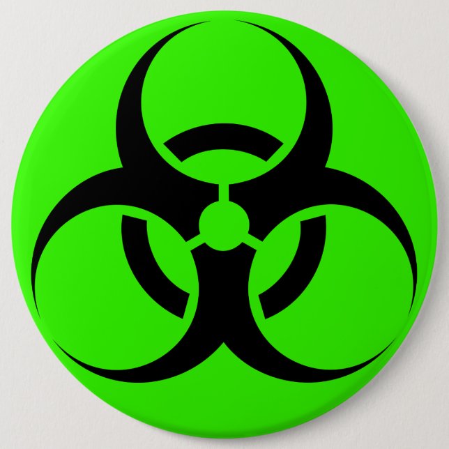 Biogefährdung Button (Vorderseite)